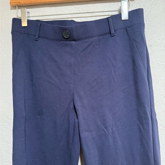 BETABRAND classic dress pants yoga pants bootcut Women's Navy Pants 8 long - Picture 3 of 6